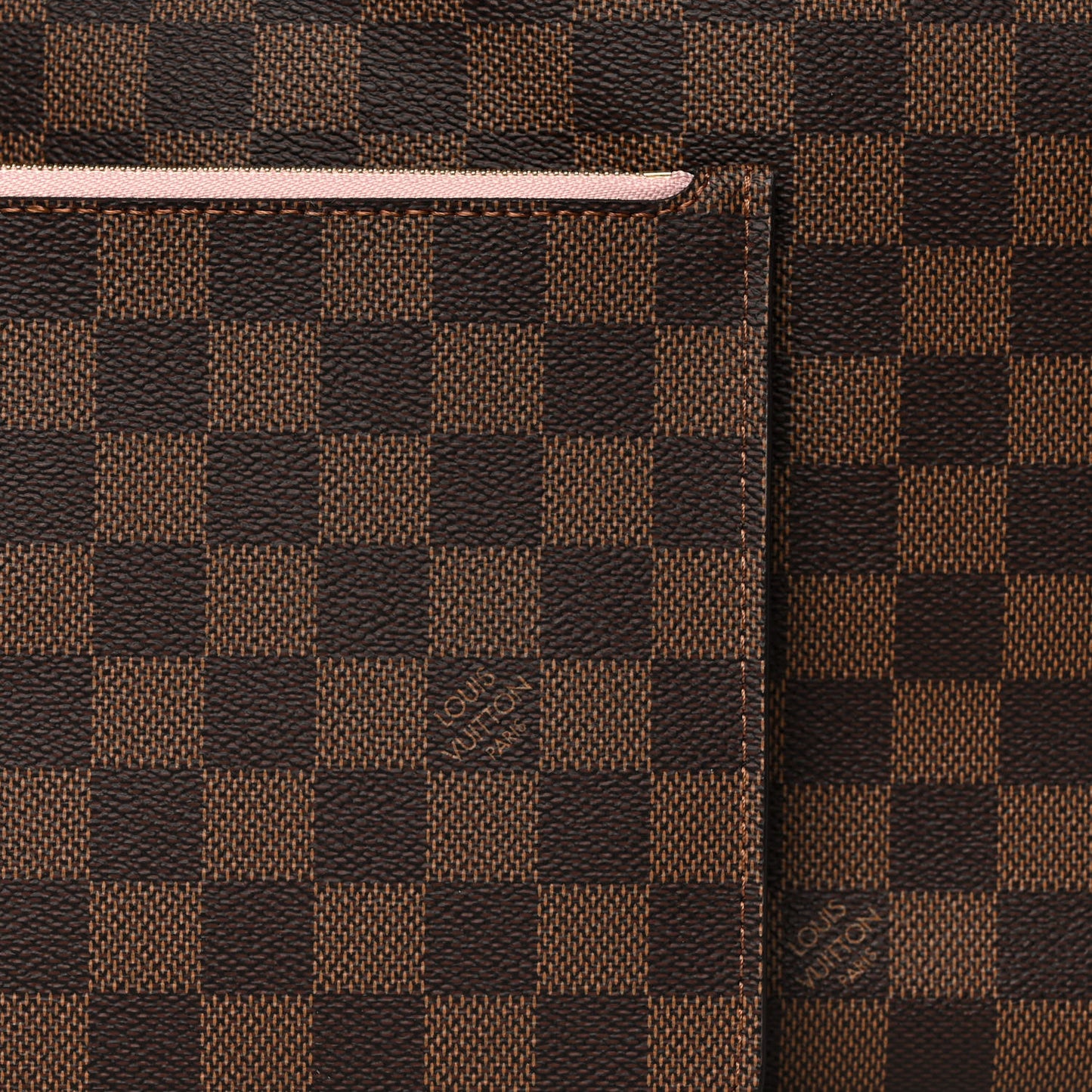 Damier Ebene Neo Neverfull MM Rose Ballerine