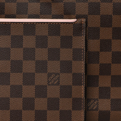 Louis Vuitton Damier Ebene Neo Neverfull MM Rose Ballerine 14 of 15