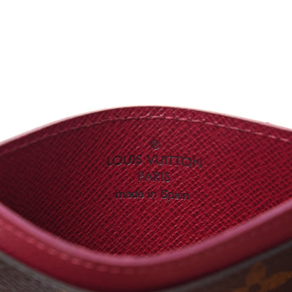 Louis Vuitton Monogram Card Holder Fuchsia 5 of 5