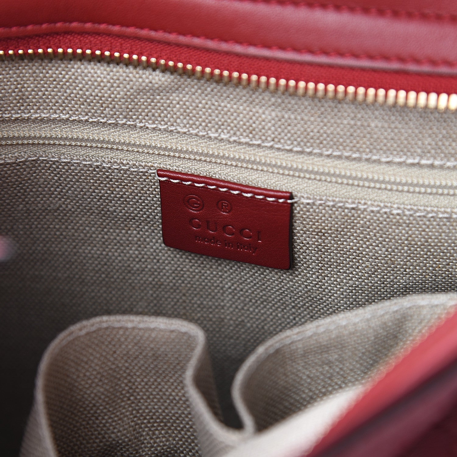 Gucci Microguccissima Small Bree Tote Red 5 of 8