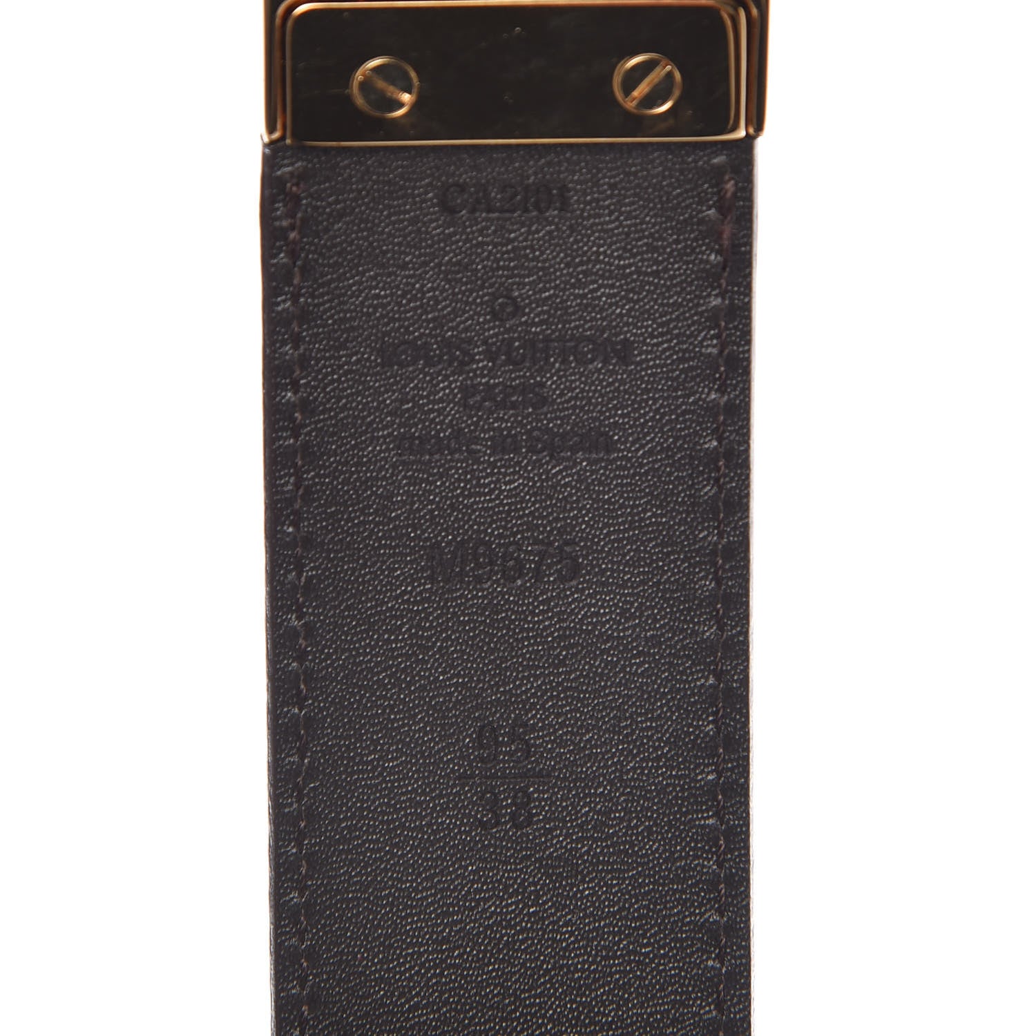 Louis Vuitton Damier Infini Calfskin Boston 30mm Reversible Belt 95 38 Moka 4 of 7