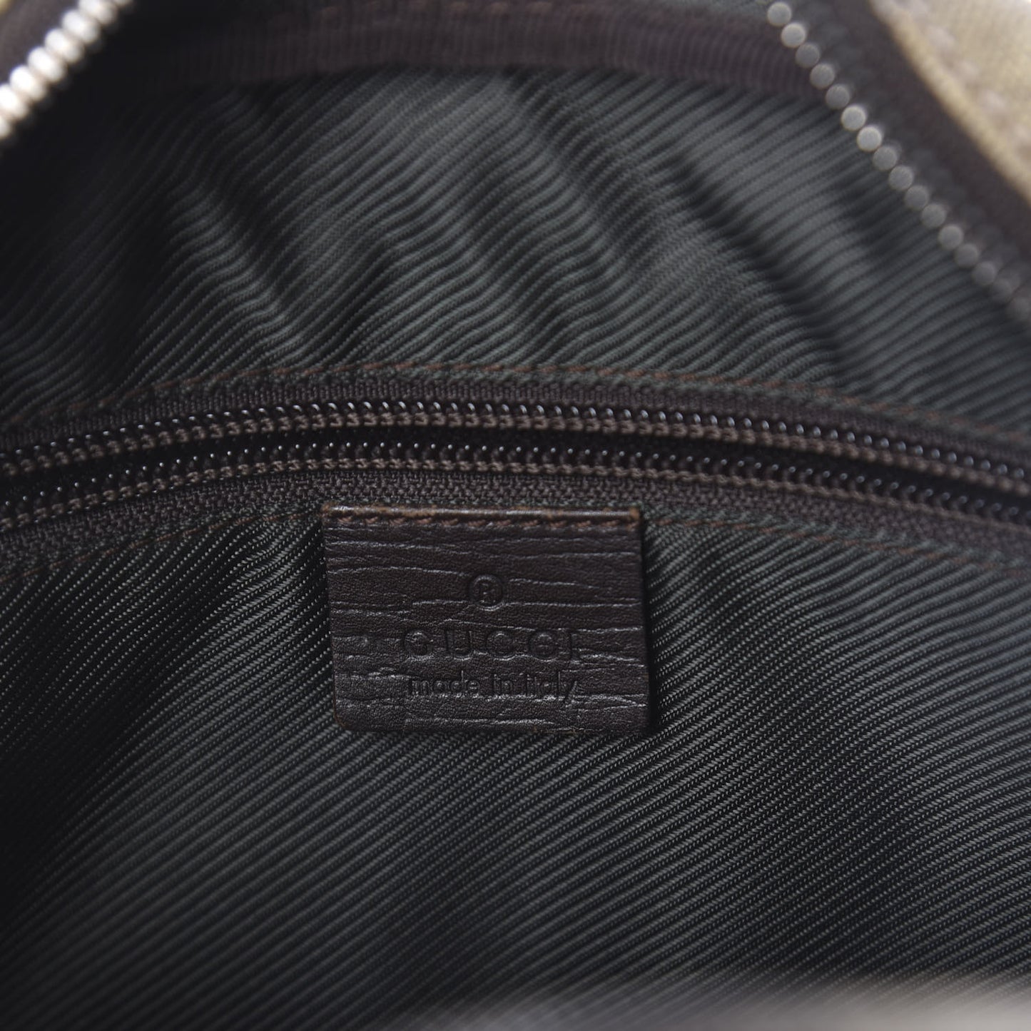 GG Plus Monogram Shoulder Bag Dark Brown