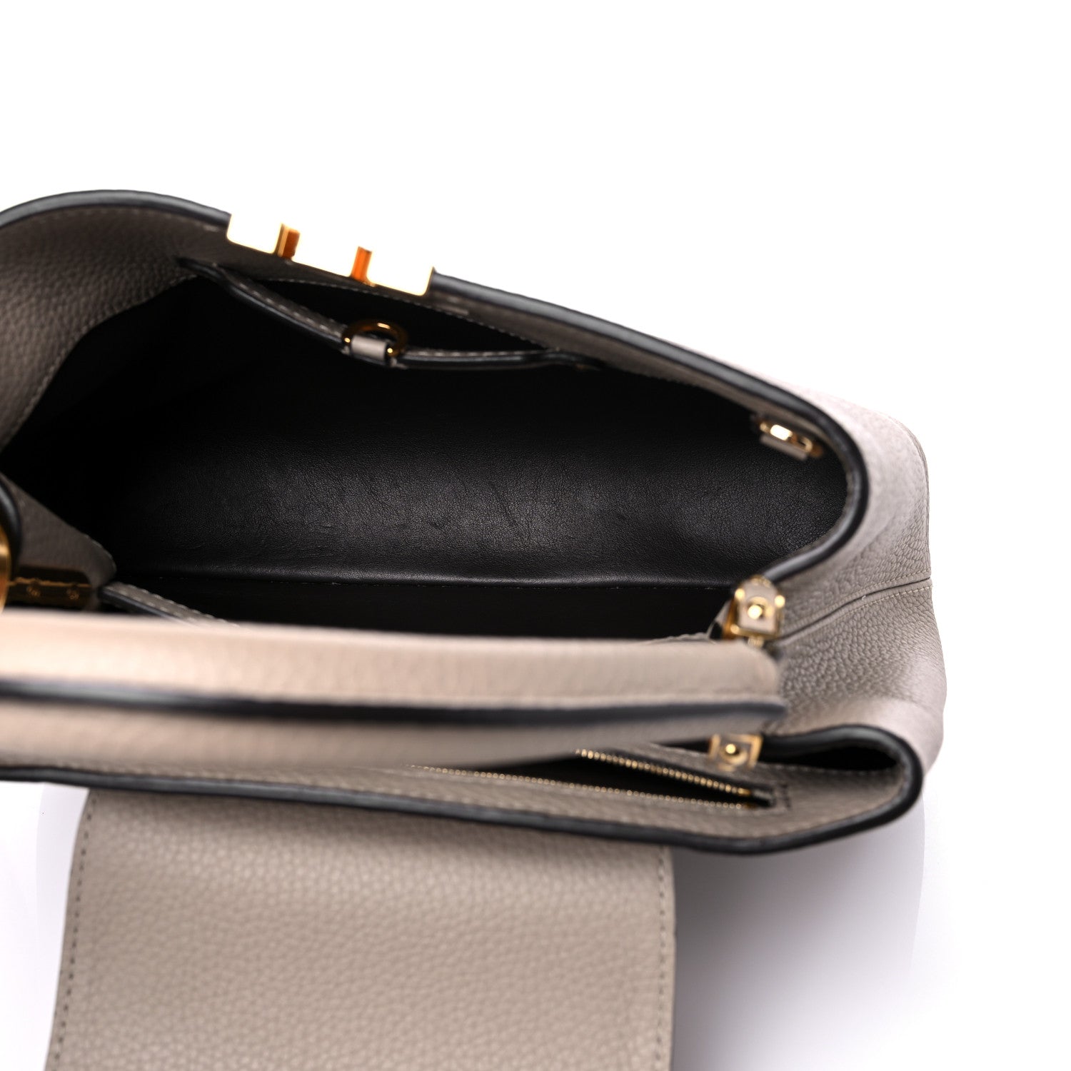 Louis Vuitton Taurillon Capucines PM Galet 5 of 17