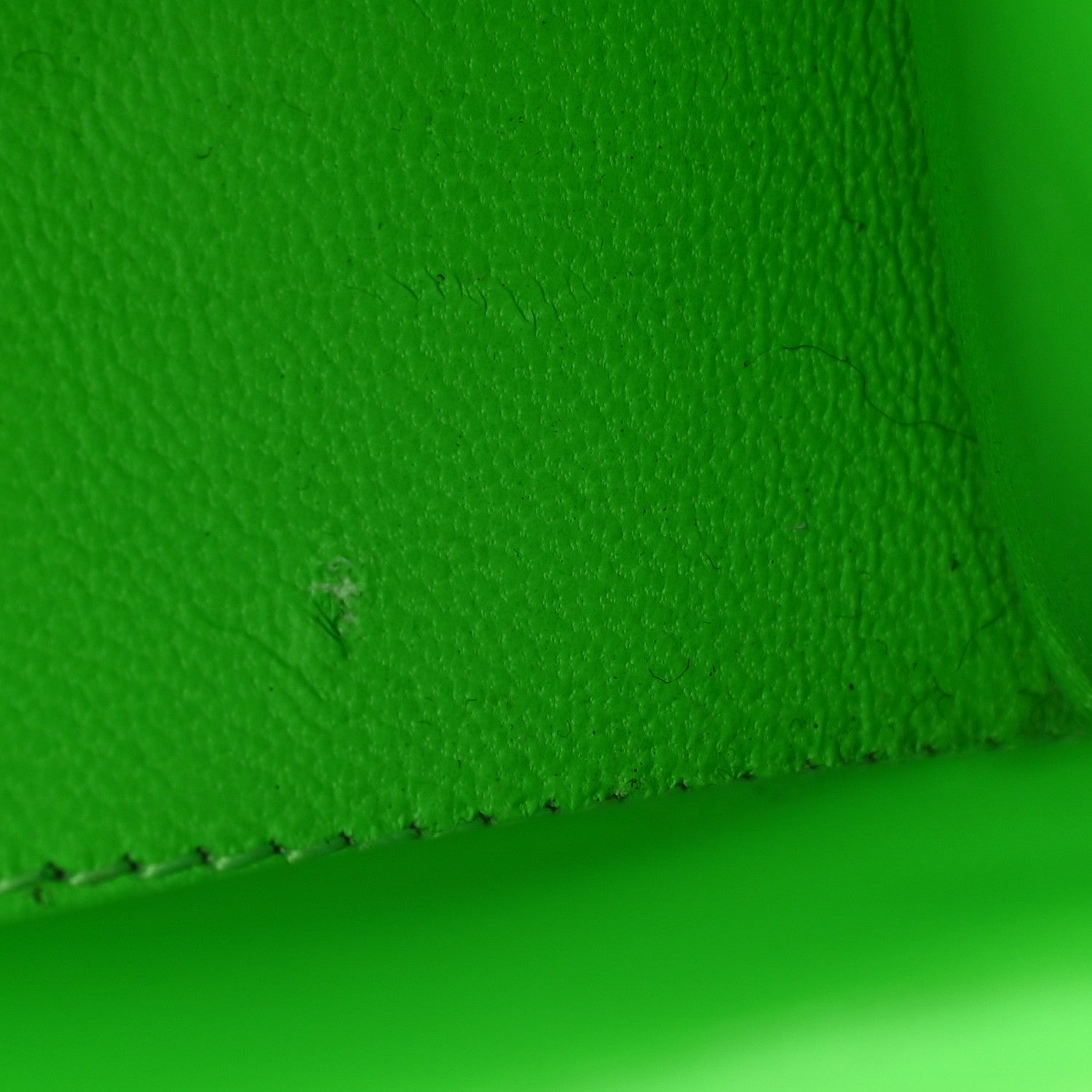 Balenciaga Shiny Calfskin Crocodile Embossed Hourglass Top Handle Bag XS Fluo Green 10 of 13