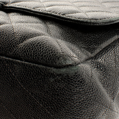 Chanel Caviar Jumbo Single Flap Black 9 of 9
