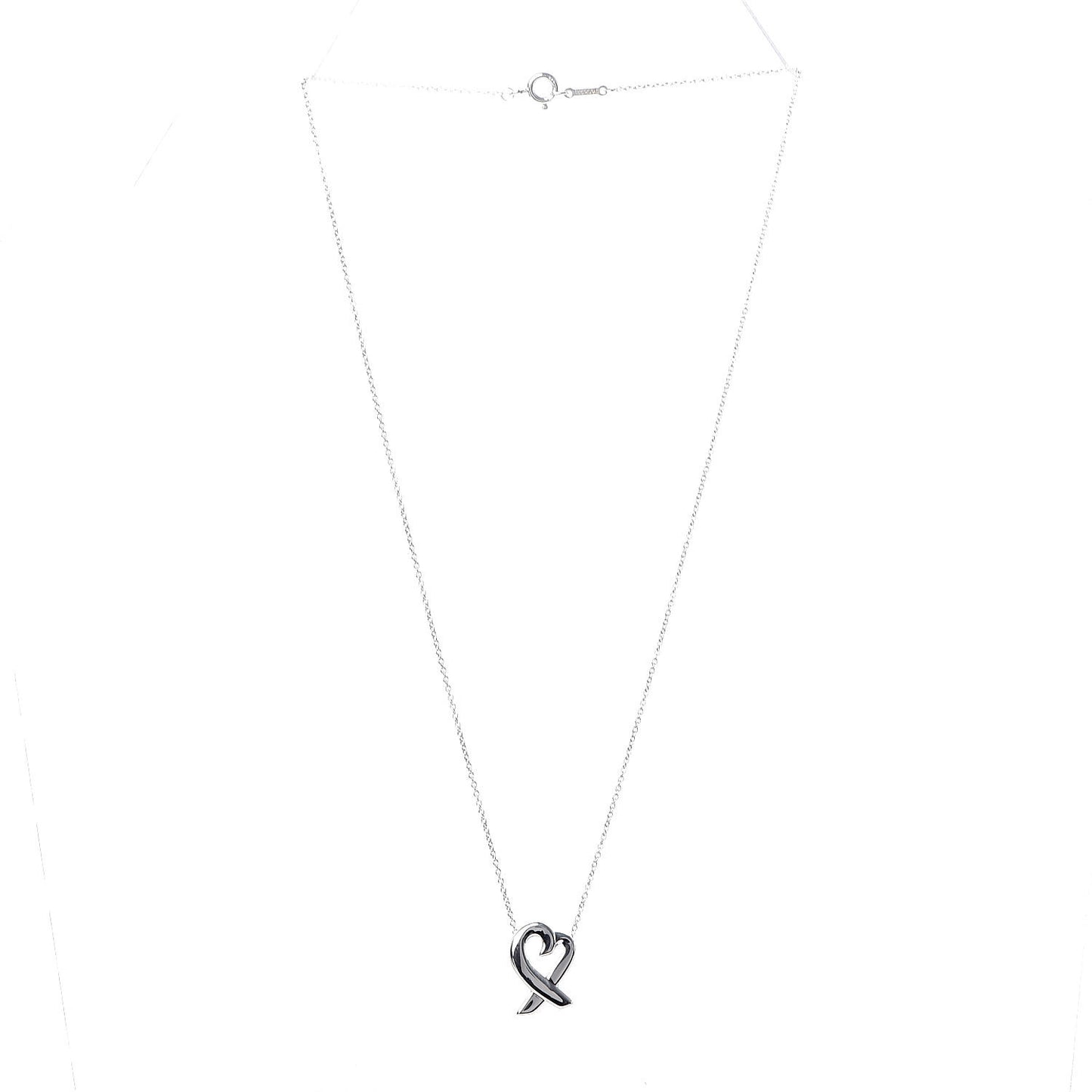 Sterling Silver Small Paloma Picasso Loving Heart Pendant Necklace