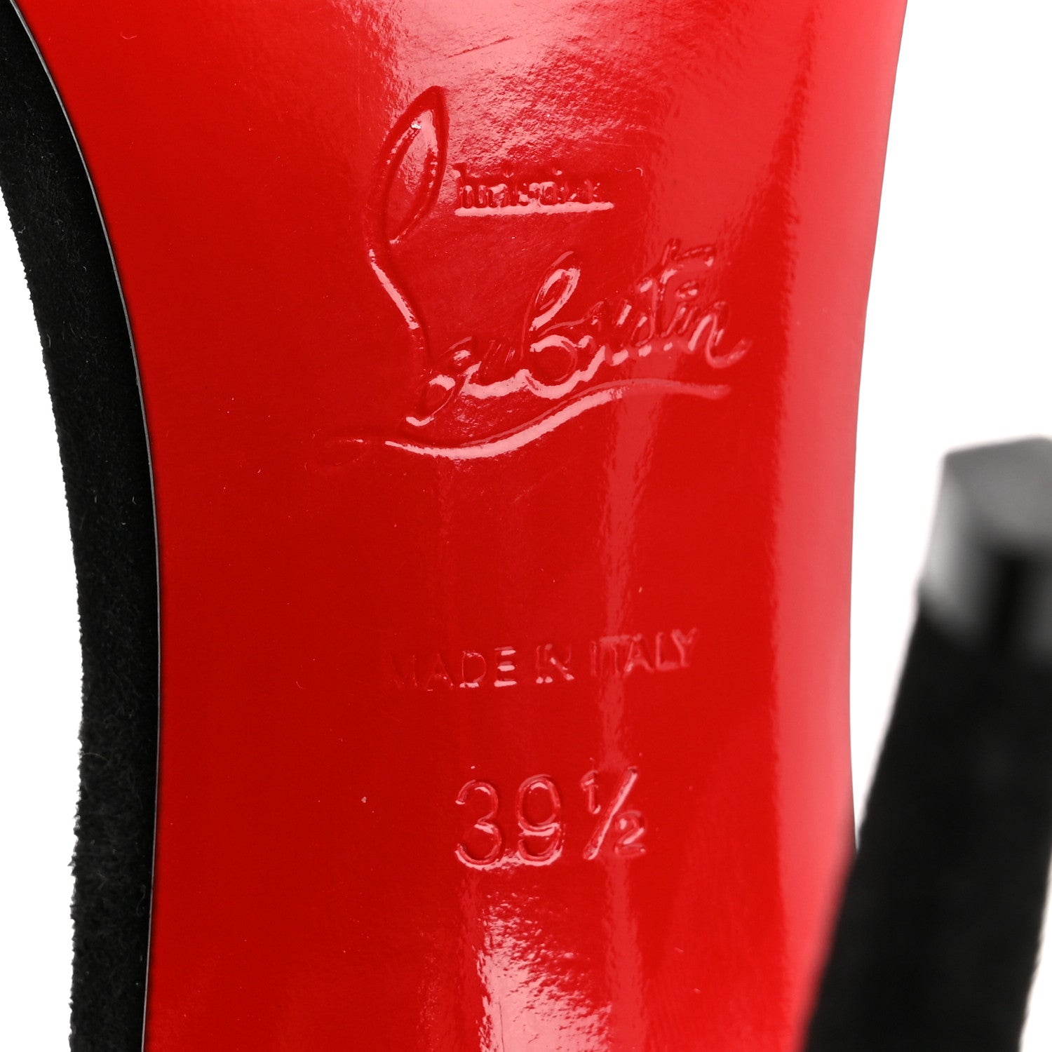 Christian Louboutin Veau Velours Astrida Bride 100 Pumps 39.5 Black 7 of 11