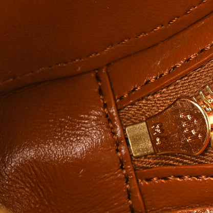Celine Box Calfskin Micro Heart Crossbody Bag Camel 8 of 10