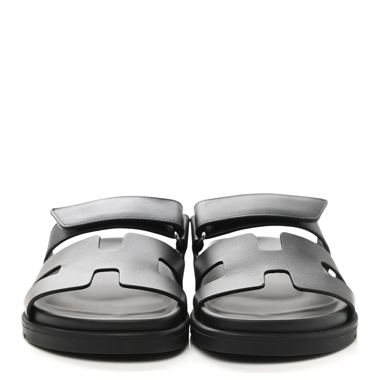 Calfskin Womens Chypre Sandals 35.5 Black
