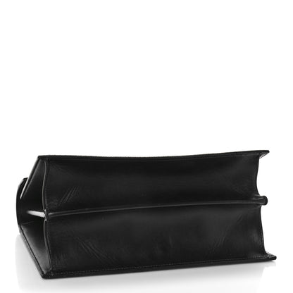Christian Louboutin Calfskin Elisa Extra Large Resille Shoulder Bag Black 4 of 8