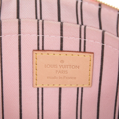 Louis Vuitton Monogram Neverfull MM GM Pochette Rose Ballerine 6 of 6