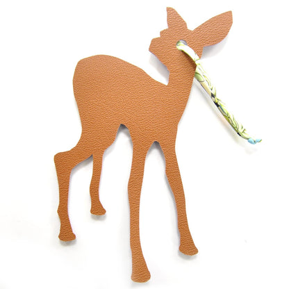 Hermes Leather Petit H Deer Bag Charm Tree Ornament 2 of 4