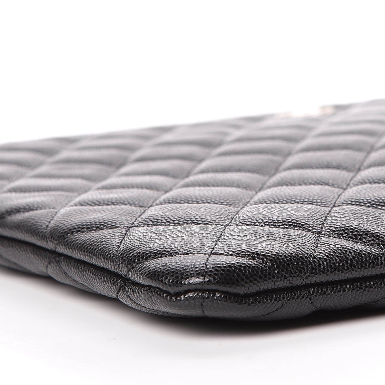 Chanel Caviar Quilted Large Cosmetic Case Black 8 of 11