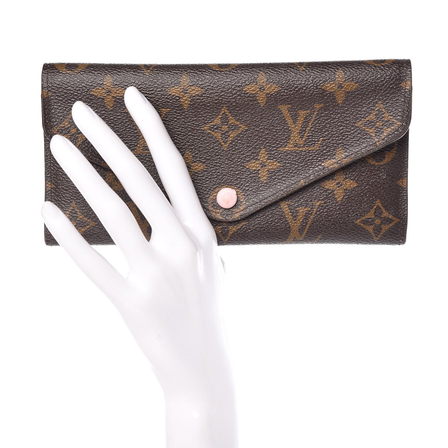 Monogram Josephine Wallet Rose Ballerine