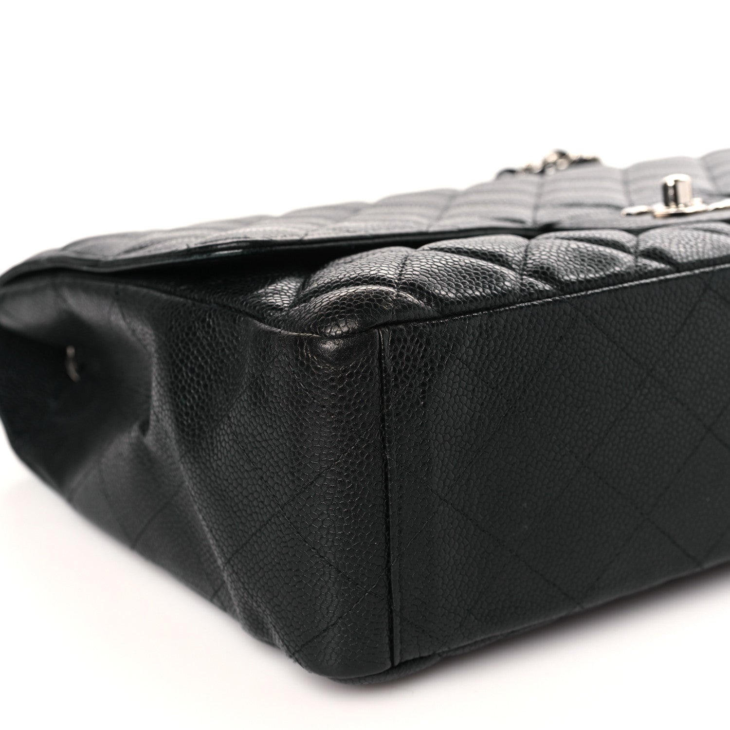 Chanel Caviar Quilted Maxi Single Flap Black 8 of 9