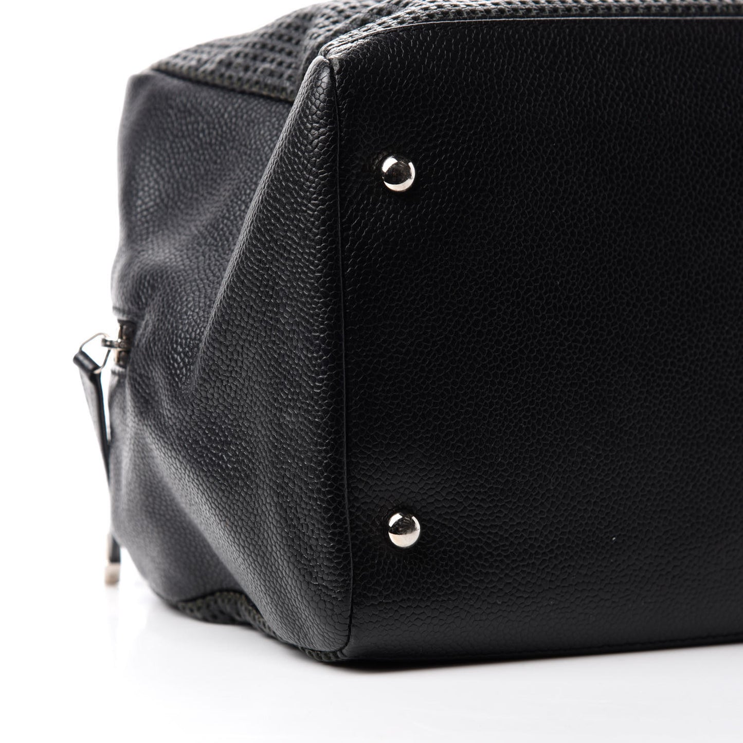 Caviar Perforated Bowler Black