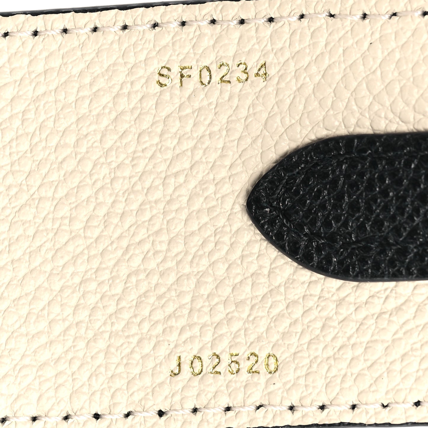 Empreinte Monogram Bandouliere Shoulder Strap Black Beige