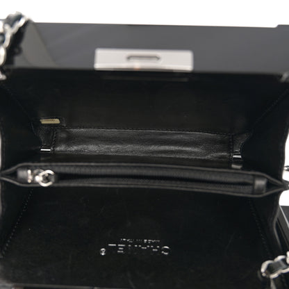 Chanel Plexiglass Crystal Lego Clutch Black 6 of 12