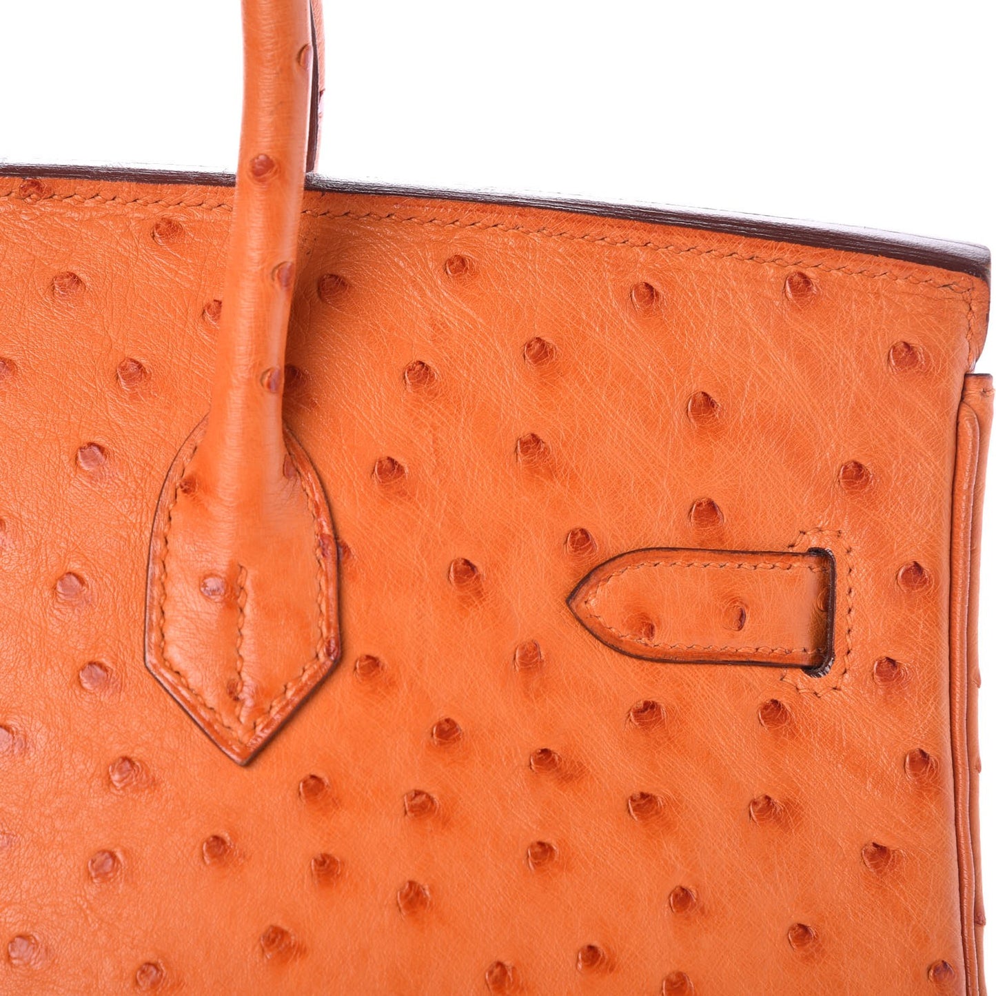 Ostrich Birkin 35 Orange
