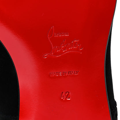 Christian Louboutin Suede Flat Loafers 42 Black 6 of 7