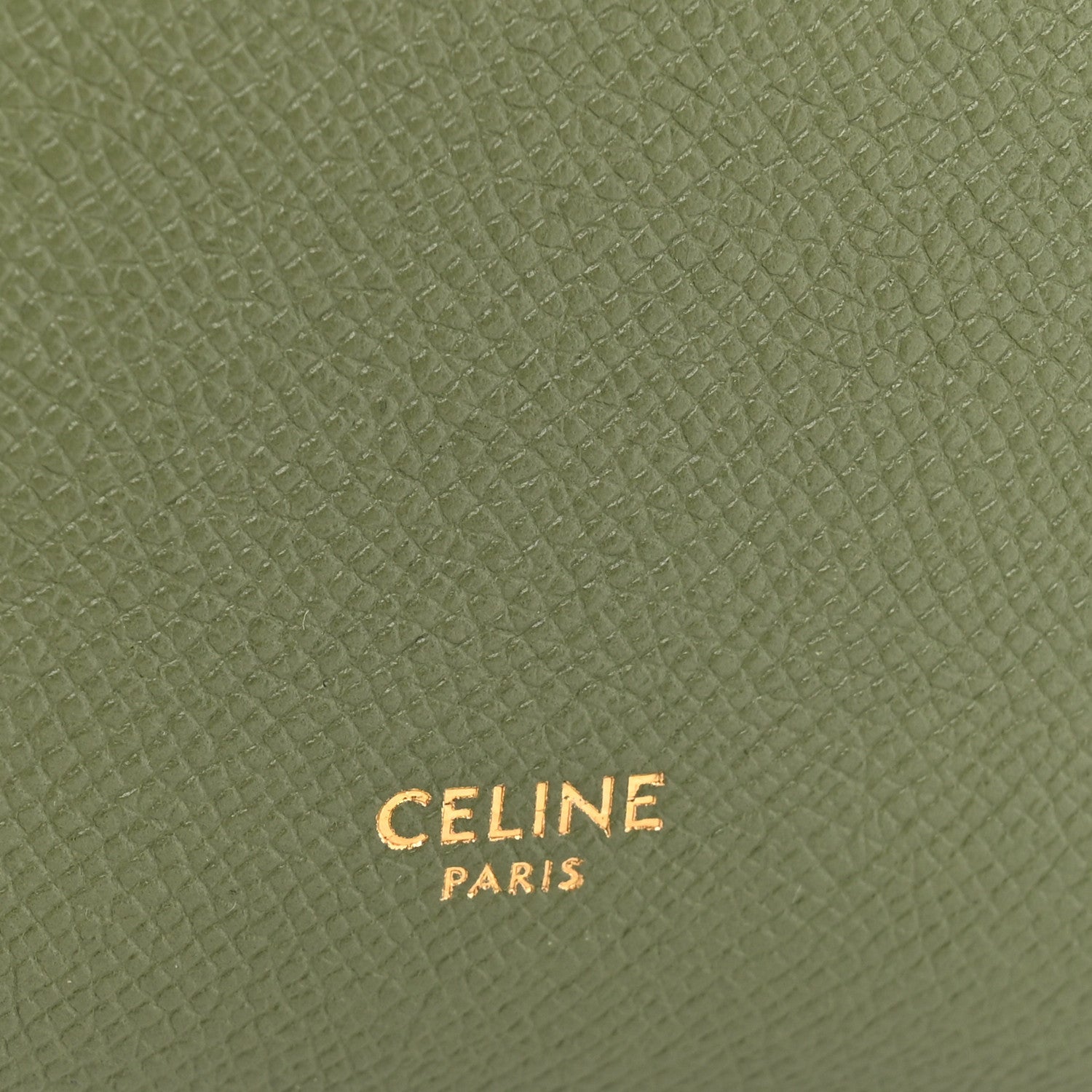 Celine Grained Calfskin Micro Belt Bag Army Green 7 of 10