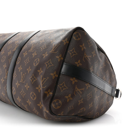 Louis Vuitton Monogram Macassar Keepall Bandouliere 45 8 of 8