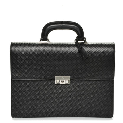 Gucci Diamante Double Gusset Briefcase Black 1 of 6