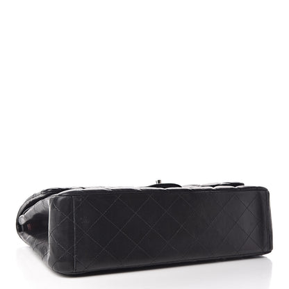Chanel Lambskin Quilted Maxi Double Flap Black 4 of 14