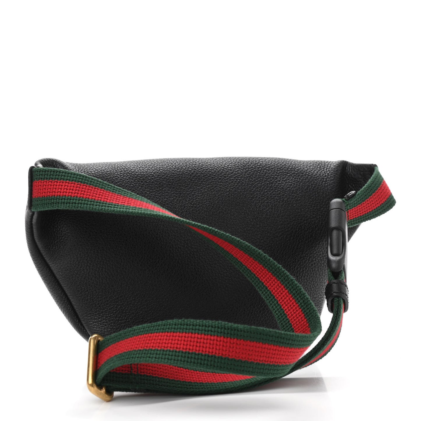 Grained Calfskin Small Logo Belt Bag Black