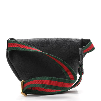 Gucci Grained Calfskin Small Logo Belt Bag Black 3 of 10