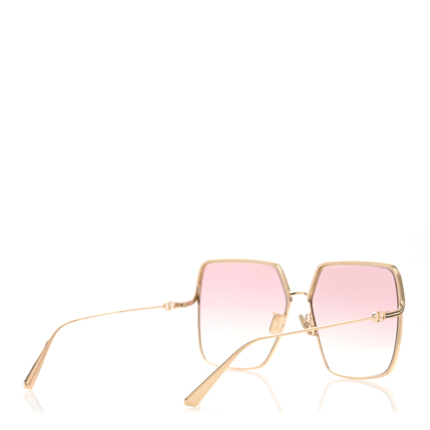 Metal EverDior Square Sunglasses Rose Gold