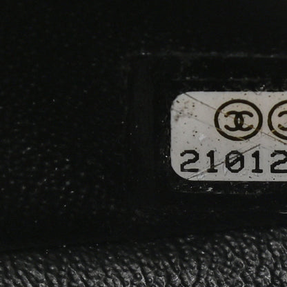 Chanel Lambskin Chevron Quilted Jumbo Double Flap So Black 7 of 11