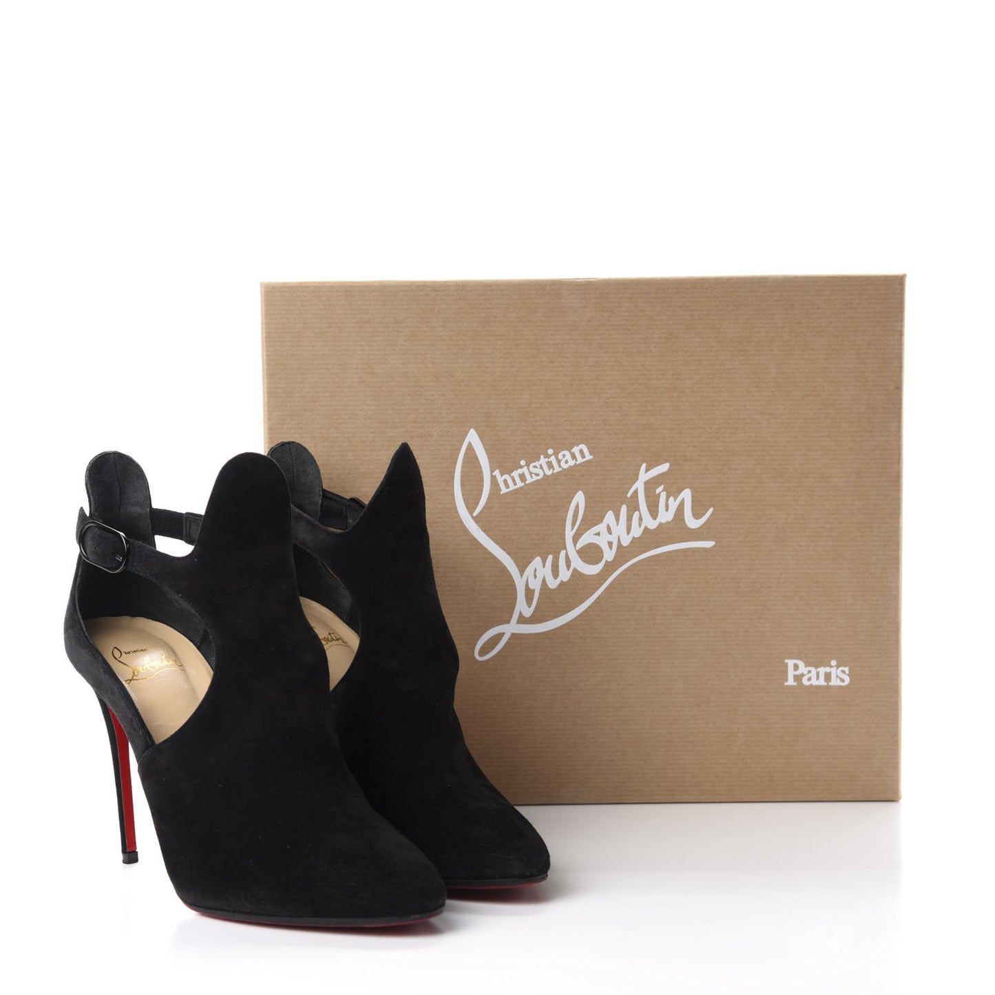 Veau Velours Canadada 100 Booties 36.5 Black