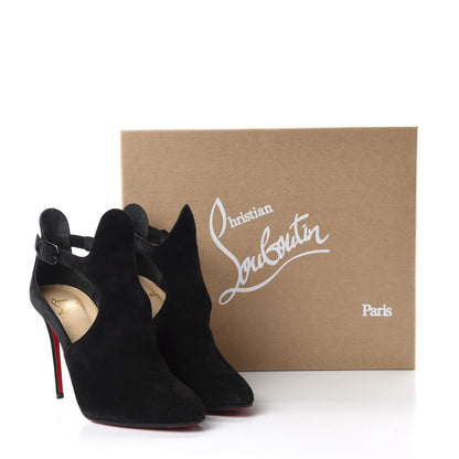 Christian Louboutin Veau Velours Canadada 100 Booties 36.5 Black 9 of 9