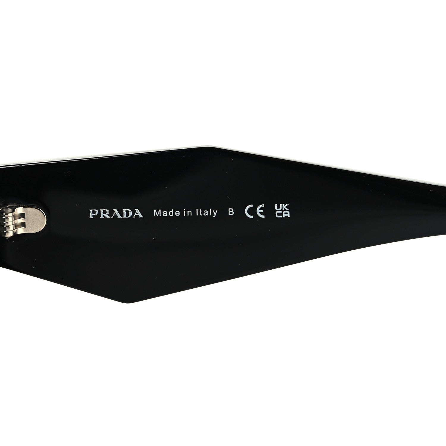 Prada Acetate Symbole Sunglasses SPR B18 Black 5 of 6