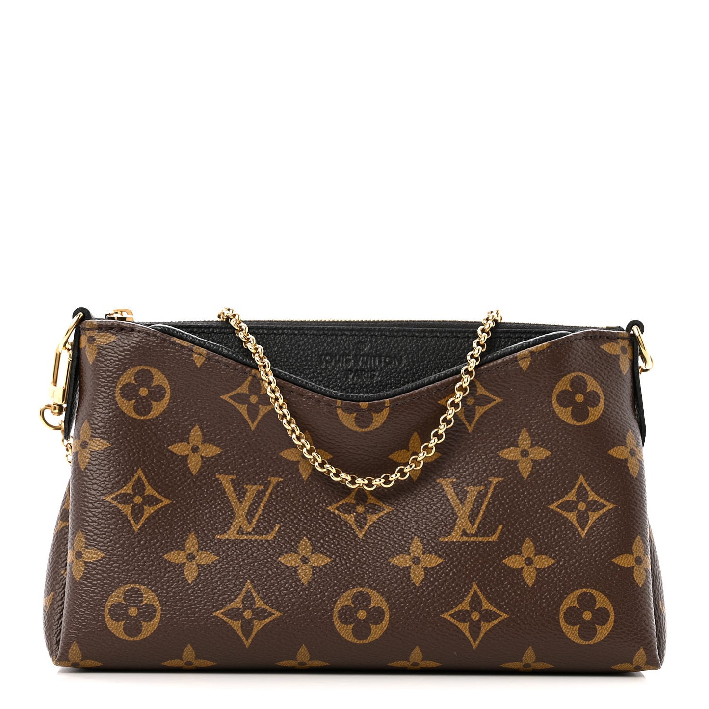 Monogram Pallas Clutch Black