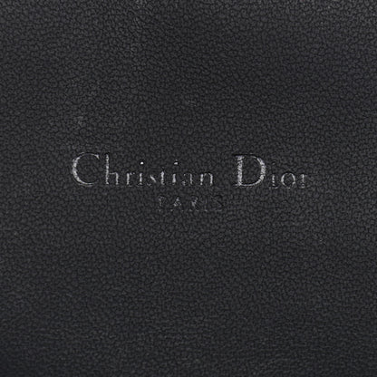 Christian Dior Ultra Matte Calfskin Saddle Chain Wallet Pouch Black 6 of 10