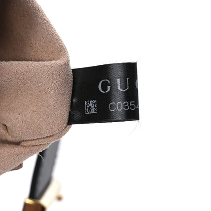 Gucci GG Supreme Monogram Bees Small Padlock Tote Beige Oro Black 8 of 12