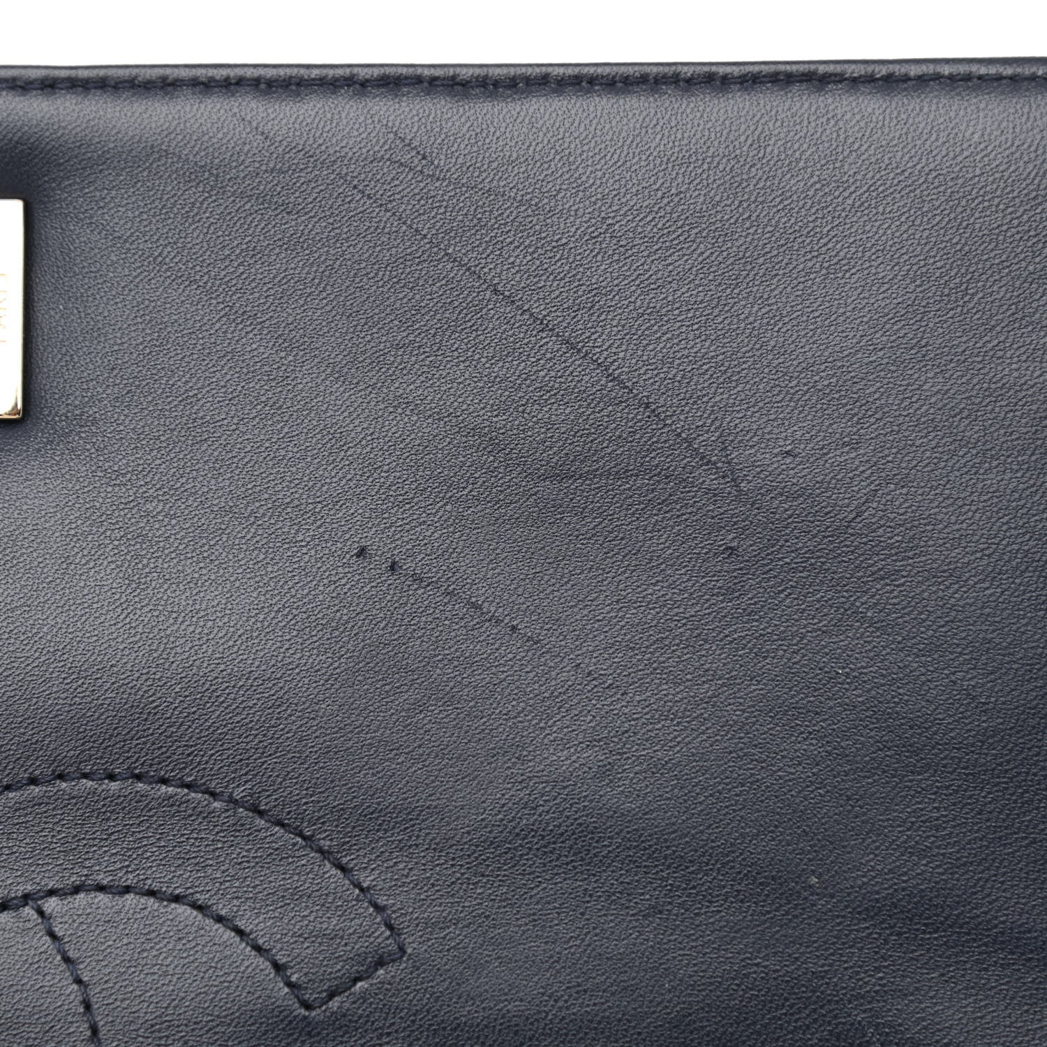 Chanel Lambskin Quilted Large Trendy CC Flap Dual Handle Bag Navy Blue 11 of 11