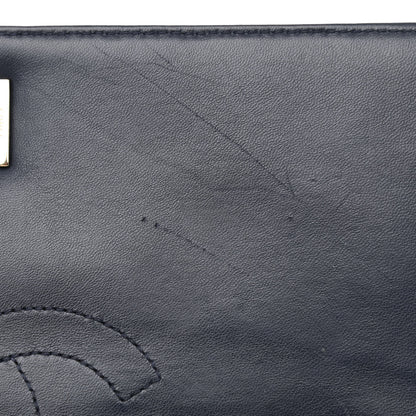 Chanel Lambskin Quilted Large Trendy CC Flap Dual Handle Bag Navy Blue 11 of 11