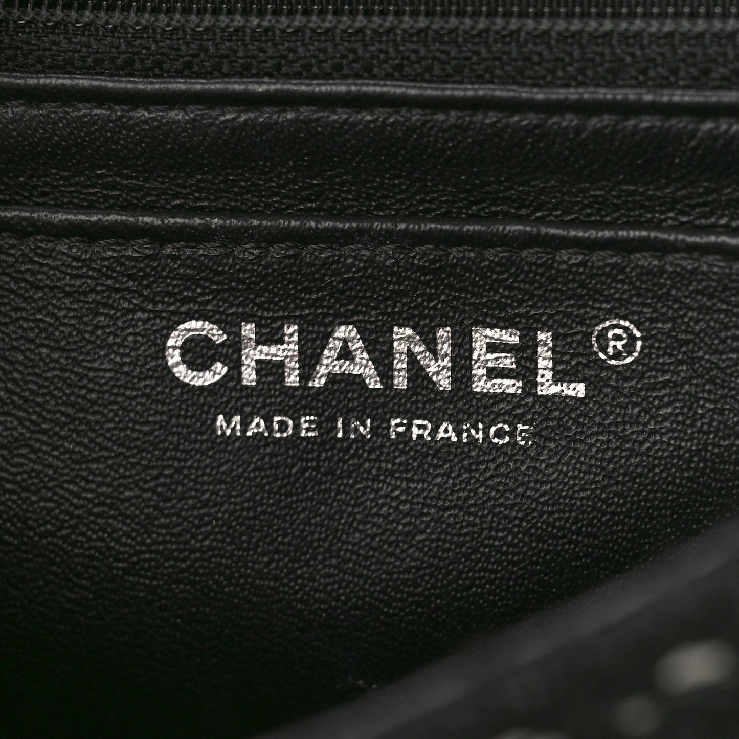 Lambskin Quilted Mini Rectangular Flap Black