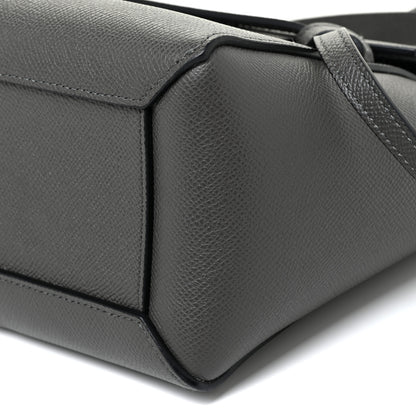 Celine Baby Grained Calfskin Micro Belt Bag Grey 10 of 12