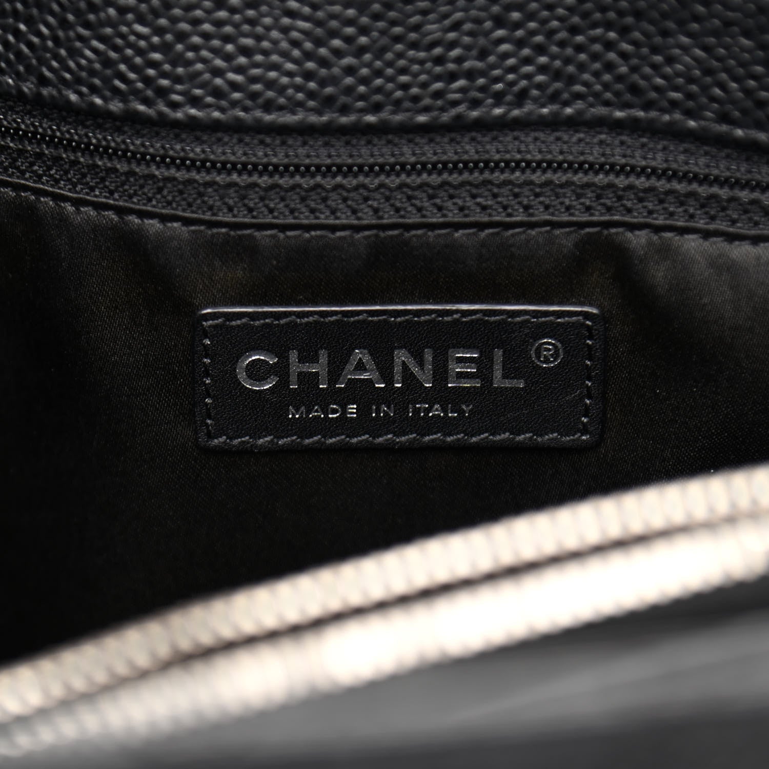 Chanel Caviar Quilted Grand Shopping Tote GST Black 6 of 11