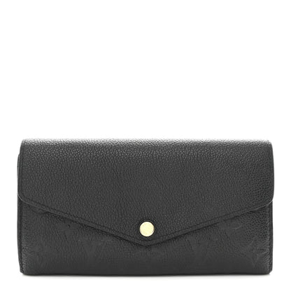 Louis Vuitton Empreinte Sarah Wallet NM Black 1 of 8