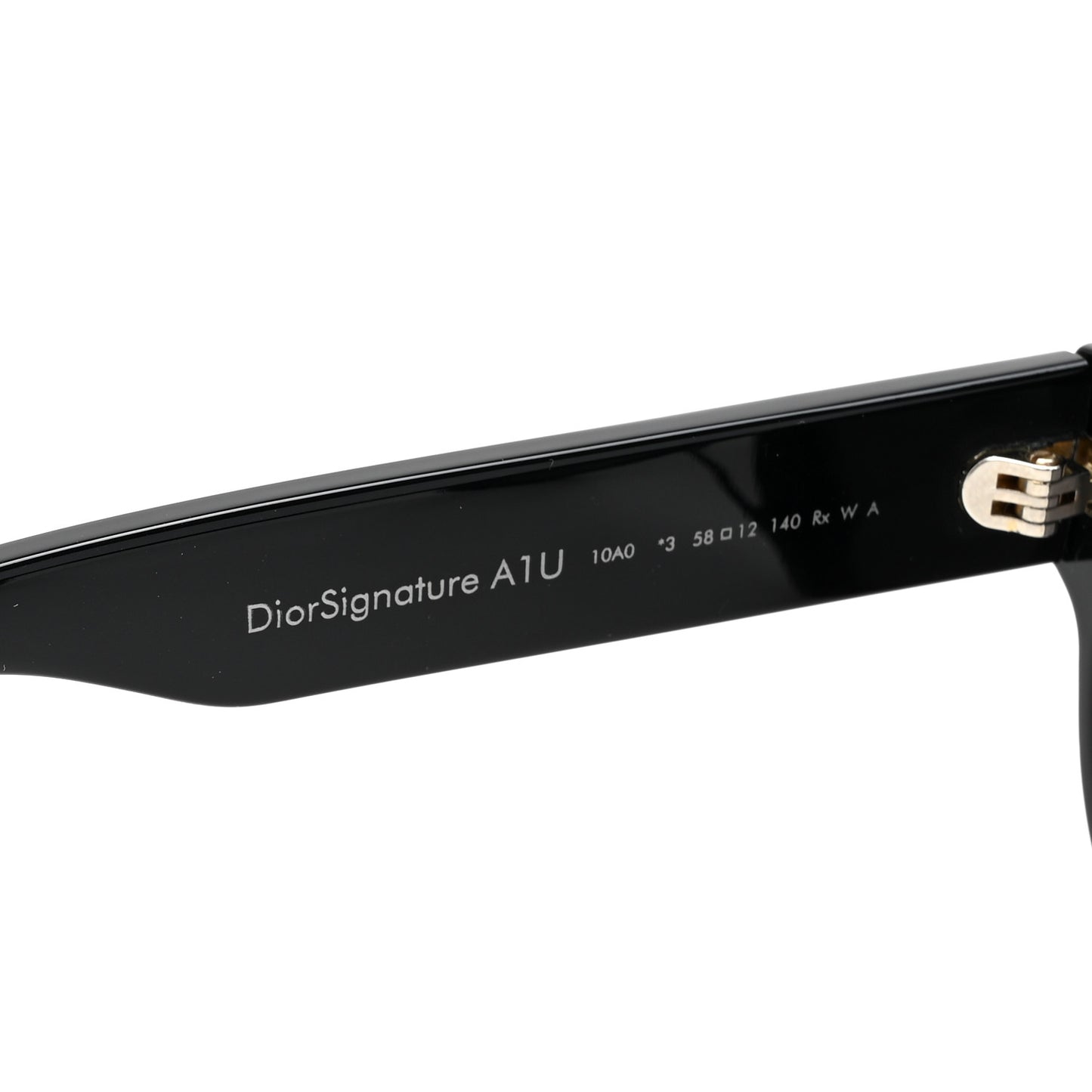 Acetate Diorsignature A1U Pilot Sunglasses Black
