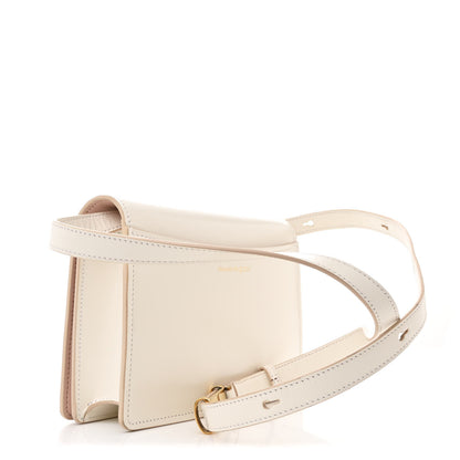 Alexander McQueen Smooth Calfskin Four Ring Knuckle Crossbody Bag White 3 of 13