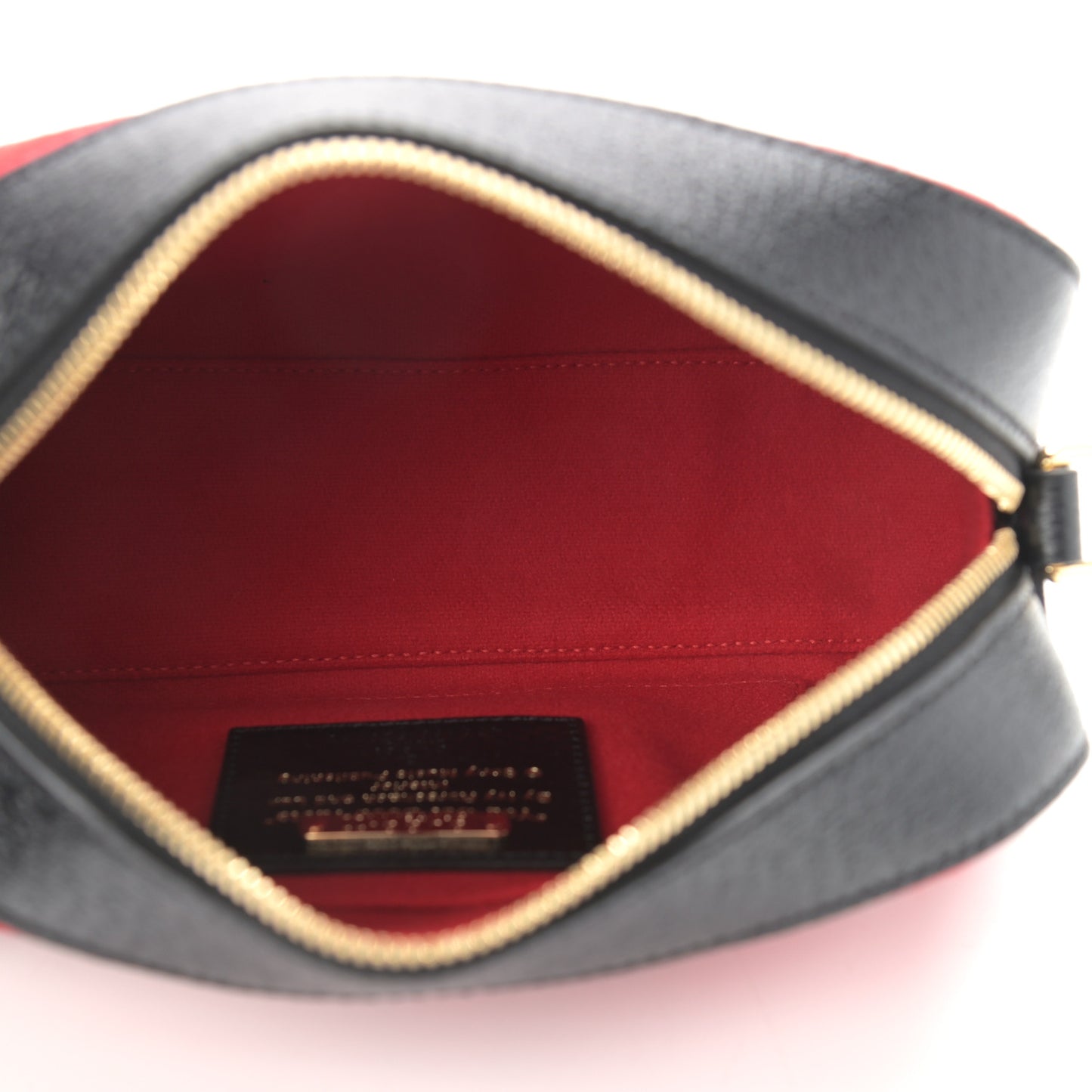 Felt Calfskin Script Logo Gucci 100 Camera Bag Bright Hibiscus Black Azure