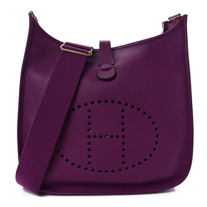 Hermes Taurillon Clemence Evelyne III GM Anemone 1 of 11