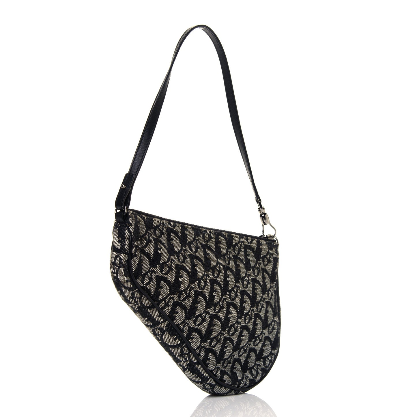 Monogram Mini Saddle Pochette Black