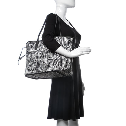 MCM Visetos Medium Reversible Shopper Tote Black 2 of 12